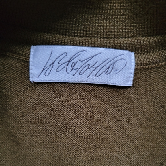 Lord & Taylor Green Pullover Sweater Large - Picture 8 of 10